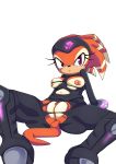  absurd_res anthro anus bodysuit breasts clothing female hi_res nipples pussy saltwatertoffee shade_the_echidna skinsuit sonic_(series) tight_clothing torn_clothing 