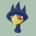  1:1 icon murkrow nintendo pok&eacute;mon pok&eacute;mon_(species) simple_background tagme vagoncho video_games 