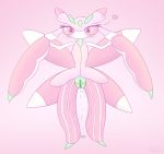  &lt;3 2019 arthropod blush clitoris digital_media_(artwork) dripping female flat_chested green_pussy hi_res insect looking_at_viewer lurantis metalisk nintendo pink_body pinup plump_labia pok&eacute;mon pok&eacute;mon_(species) pose pussy pussy_juice simple_background solo standing video_games 