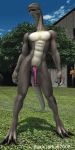  3d_(artwork) anthro black_jackal digital_media_(artwork) erection lizard lizzy male penis reptile scalie solo 