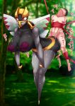  anthro arthropod bdsm big_breasts blush bound breasts domination female female_domination forced hair hi_res human insect insect_wings interspecies larger_female looking_back male male/female mammal ninjask nintendo niwatora nude pok&eacute;mon pok&eacute;mon_(species) pok&eacute;philia size_difference video_games wings 