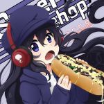  blue_clothes cheese_steak chizuru hat headphones super_ledgehop_double_laser 