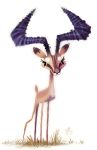  antelope bovid cryptid-creations grass impala mammal solo 