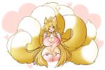  animal_humanoid balls big_balls big_breasts big_penis blonde_hair blush breasts canid canid_humanoid canine canine_humanoid clothing dickgirl ear_tuft erection fluffy fluffy_tail fox fox_humanoid gradient_background hair huge_breasts humanoid intersex legwear long_hair long_tail looking_at_viewer mammal mostly_nude multi_tail open_mouth penis simple_background socks solo sweater tehbuttercookie tuft vein veiny_penis wide_hips yellow_eyes 