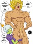  1boy 1girl breasts broly chirai dark_toons_cave_artist dragon_ball dragon_ball_super dragon_ball_super_broly female highres male nipples penis text_focus 