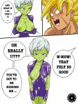  1boy 1girl breasts broly chirai cum dark_toons_cave_artist dragon_ball dragon_ball_super dragon_ball_super_broly female highres male nipples penis text_focus 