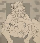  abdominal_bulge anal anal_penetration animal_genitalia animal_penis anthro anthrofied arcanine asphyxiation balls bound canine_penis chair_position choking digital_drawing_(artwork) digital_media_(artwork) domination duo erection forced from_behind_position front_view hi_res howlart lucario male male/male male_domination monochrome muscular muscular_male neck_grab nintendo nude penetration penis pok&eacute;mon pok&eacute;mon_(species) pok&eacute;morph rape sex size_difference submissive submissive_male tears video_games 