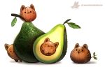  :3 ambiguous_gender avocado brown_body cryptid-creations domestic_cat dot_eyes eyes_closed felid feline felis flora_fauna food food_creature fruit group happy mammal open_mouth open_smile plant quadruped simple_background sitting sleeping smile standing url watermark white_background 