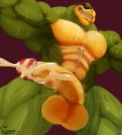  amphibian anthro balls battletoads big_penis cum cum_on_penis cumshot ejaculation erection eyewear frog glans hands-free hi_res huge_muscles humanoid_penis male muscular muscular_male nude orgasm penis rareware rash_(battletoads) red_glans retracted_foreskin smile solo standing sunglasses sweat toad_(frog) uncut uniparasite vein veiny_muscles veiny_penis video_games yellow_balls yellow_penis 