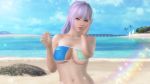  1girl 3d bikini breasts dead_or_alive dead_or_alive_extreme:_venus_vacation fiona_(doa) highres large_breasts long_hair navel swimsuit tagme underboob 