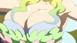  animated animated_gif bouncing_breasts breasts cleavage close-up huge_breasts kobayashi-san_chi_no_maidragon long_hair quetzalcoatl_(maidragon) screencap 