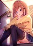  amane_1906 sweater tagme thighhighs 