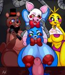  &lt;3 &lt;3_eyes 2019 6:7 absurd_res animatronic anthro areola avian big_breasts bird blue_eyes breasts canid canine chicken female five_nights_at_freddy&#039;s five_nights_at_freddy&#039;s_2 fox galliform gallus_(genus) green_eyes group hi_res intersex lagomorph leporid looking_at_penis machine male mammal mangle_(fnaf) nic-m-lyc nipples nude penis phasianid rabbit robot text thick_thighs toy_bonnie_(fnaf) toy_chica_(fnaf) toy_freddy_(fnaf) ursid video_games 