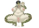  amber_eyes amphibian amphibian_humanoid animal_humanoid anus areola asian_mythology big_areola big_breasts big_nipples black_hair black_sclera breasts claws clitoris crouching cum cum_in_pussy cum_inside cum_leaking cum_on_body cum_on_breasts cum_on_face cum_on_hand cum_on_tongue ear_piercing ear_ring east_asian_mythology female full-length_portrait glistening hair hair_ornament hi_res horizontal_pupils huge_breasts humanoid humanoid_pussy japanese_mythology kappa long_tongue mythology namu_gunsou navel nipples nude open_mouth piercing pink_anus pink_areola pink_nipples pink_pussy pink_tongue pointy_ears portrait presenting presenting_anus presenting_pussy puffy_anus pussy raised_arm simple_background spread_legs spreading thick_thighs tied_hair tongue tongue_out voluptuous webbed_feet webbed_hands white_background yōkai 