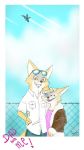  3_toes 4_fingers aliya_sari_(readerno31142) anthro anthro_on_anthro canid canine corsac_fox cub daughter disney fan_character father father_and_daughter female fox francesca-ictbs francesca-ictbs_(artist) fur green_eyes hi_res inner_ear_fluff male male/female mammal parent toes white_fur yellow_fur young zootopia 