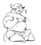  &lt;3 2019 anthro balls belly blush bovid bovine bulge clothing erection hi_res humanoid_hands jumperbear male mammal masturbation moobs overweight overweight_male penis solo sweat true_buffalo underwear water_buffalo 