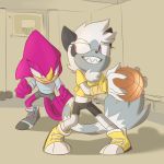  1:1 absurd_res ball basketball bottomwear chameleon clothing espio_the_chameleon female gym hi_res idw_publishing lemur lizard male mammal primate reptile scalie shirt shorts sonic_(series) sonic_the_hedgehog_(idw) sportswear t-shirt tangle_the_lemur topwear 