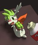  anus bdsm blush bondage bound crying female forced hindpaw konzaburou legendary_pok&#233;mon nintendo paws pok&#233;mon pokemon pussy shaymin shaymin_sky_forme solo video_games 