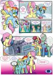  2018 anibaruthecat anus blush brother brother_and_sister butt clothing comic cub cutie_mark dialogue english_text equid equine eyes_closed eyewear female feral fluttershy_(mlp) friendship_is_magic glasses group hooves jewelry mammal mr._shy_(mlp) mrs._shy_(mlp) my_little_pony necklace open_mouth pterippus pussy rainbow_dash_(mlp) sibling sister text underhoof young zephyr_breeze_(mlp) 