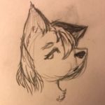  1:1 2017 black_nose canid canine canis chest_tuft fur inner_ear_fluff kirami_(zagra) low_res mammal simple_background sketch tuft unknown_artist wolf 