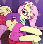  2019 animal_genitalia animal_penis balls big_macintosh_(mlp) clothed clothing cutie_mark duo earth_pony equid equine equine_penis erection eyewear feathered_wings feathers female feral fluttershy_(mlp) friendship_is_magic glasses hair hi_res horse inside male male/female mammal my_little_pony neighday penis pony pterippus pussy sex wings 