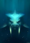 absurd_res ambiguous_gender black_sclera color_fox duke_fishron front_view hi_res looking_at_viewer marine sharp_teeth solo species_request teeth terraria underwater water white_eyes 