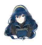  1girl blue_eyes blue_hair closed_mouth commentary_request face fire_emblem fire_emblem:_kakusei fire_emblem_heroes hair_between_eyes highres long_hair looking_at_viewer lucina roroichi super_smash_bros. tiara turtleneck 