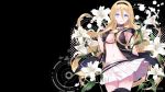  lily_(vocaloid) no_bra skirt_lift thighhighs vocaloid wallpaper yuuki_kira 