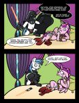  bed cape cloak clothing comic costume darth_vader dialogue english_text equid female friendship_is_magic hi_res horn leia_organa lightsaber male mammal my_little_pony princess_cadance_(mlp) roleplay shining_armor_(mlp) star_wars tears text toonbat winged_unicorn wings 
