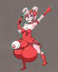  anthro balls big_balls big_penis canid canine clothed clothing crossdressing erection girly hi_res holding_microphone holding_object huge_balls huge_penis humanoid_penis hyper hyper_balls male mammal penis solo standing uncut wastedtime 