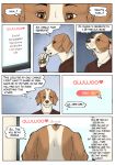  &lt;3 brown_eyes canid canine canis comic computer dating_profile domestic_dog english_text frown gaikotsu hi_res male mammal nervous pawpads sad tauski text thought_bubble virgin 