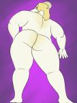  asgore_dreemurr beard big_butt boss_monster bovid butt caprine facial_hair fur hair hairy hi_res long_hair male mammal mature_male overweight overweight_male oystercatcher7 slightly_chubby solo undertale video_games white_fur 