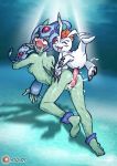  bestiality blush breasts butt cum cum_in_pussy cum_inside digimon digimon_(species) duo erection female female_on_feral feral feral_penetrating feral_penetrating_humanoid gomamon hi_res humanoid humanoid_on_feral humanoid_penetrated interspecies larger_female male male/female penetration penis pussy ranamon sex signature size_difference smaller_male smile underwater vaginal vaginal_penetration water yogurpodrido 