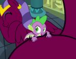  badumsquish dragon duo felid female friendship_is_magic hi_res male mammal my_little_pony mythology sphinx sphinx_(mlp) spike_(mlp) wings 