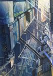  billboard cityscape highres k_kanehira no_humans original pixiv_festa scenery science_fiction 