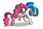  blue_hair cutie_mark equine female feral friendship_is_magic hair horn horse lesbian licking long_hair mammal my_little_pony oral oral_sex pinkie_pie_(mlp) pony purple_eyes raised_tail sex short_hair skipsy tongue two_tone_hair unicorn vaginal vinyl_scratch_(mlp) 