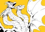  digital_media_(artwork) dragon godzilla_(series) hydra kaiju king_ghidorah monster multi_head reptile scalie toho wings 
