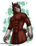  2017 5_fingers abs abstract_background animal_genitalia anthro balls biped black_eyebrows blue_eyes brown_balls brown_fur brown_mane brown_penis brown_sheath brown_tail candymare clydesdale digital_media_(artwork) draft_horse equid equine eyebrows fur half-length_portrait hi_res horse humanoid_hands looking_at_viewer male mammal mane mane_hair multicolored_fur muscular muscular_male nipples nude pecs penis penis_tip portrait rannik sheath solo standing two_tone_fur white_fur 