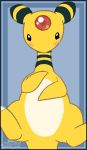  afterglow_ampharos afterglow_the_ampharos aliasing ambiguous_gender ampharos blush feral happy low_res nintendo pok&eacute;mon pok&eacute;mon_(species) solo spread_legs spreading video_games 