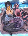  absurd_res angels balls big_balls breed cephalopod cum digestion eyewear female fish glasses hi_res huge_balls intersex male marine mollusk monster_girl_(genre) sea sea_monster shark squid stomach vore water 