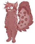  2019 ambiguous_gender anthro chest_tuft domestic_cat felid feline felis fluffy mammal solo standing tuft unimpressive 