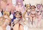  3girls :q absurdres aliza_(granblue_fantasy) anus arm_under_breasts armpits arms_up backboob bangs bare_legs barefoot bikini bikini_aside blonde_hair blue_eyes blunt_bangs blush breast_grab breast_hold breasts censored colored_pubic_hair cum cum_in_mouth cum_on_hair draph eyebrows_visible_through_hair facial grabbing granblue_fantasy grey_hair hair_grab hair_over_one_eye headgear heart heart-shaped_pupils hetero highres horns huge_breasts large_breasts long_hair mosaic_censoring multiple_girls narmaya_(granblue_fantasy) navel nipples nude one-piece_swimsuit open_mouth paizuri penis pink_hair pointy_ears ponytail pubic_hair rastina red_bikini red_eyes ryuuji_teitoku scan see-through sex shirt sidelocks stitched swimsuit symbol-shaped_pupils tears thighhighs third-party_edit tied_shirt tongue tongue_out translation_request twintails v vaginal very_long_hair white_bikini white_legwear wince wrist_grab 