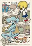  alien blue_skin comic crossgender dialogue earthbound_(series) female giygas human jeff_(earthbound) male mammal mook morphine_(artist) ness nintendo paula_(earthbound) poo_(earthbound) starman text video_games 