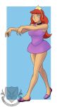  ballet_dress big_breasts breasts clothed clothing daphne_blake female hanna-barbera hi_res human hypnosis mammal mind_control not_furry open_mouth scooby-doo_(series) solo 
