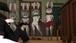  16:9 3d_(artwork) anthro clothed clothing cub digital_media_(artwork) female hi_res imminent_rape lagomorph leporid male mammal nude rabbit school school_uniform sibling sister sisters size_difference source_filmmaker sumeriandragon teacher uniform young 