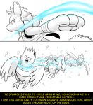  black_and_white comic fidchellvore hildegard lucario monochrome nintendo pok&eacute;mon pok&eacute;mon_(species) spearow text video_games 