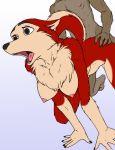  all_fours anthro anthrofied balto balto_(film) breasts brown_eyes brown_fur canid canine canis chest_tuft color_edit colored doggystyle domestic_dog duo dutch_angle edit faceless_male felicity_longis female from_behind_position fur jenna_(balto) line_art male male/female mammal nipples nude open_mouth red_fur sex steven_stagg tuft white_fur 