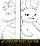  breasts comic fidchellvore hildegard lucario nintendo pok&eacute;mon pok&eacute;mon_(species) raichu text video_games 