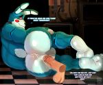  ? after_sex animatronic anthro anus balls barazoku barefoot big_butt bonicfan123 bubble_butt butt cum cum_in_ass cum_inside cum_on_anus cum_on_butt cum_on_penis dialogue disembodied_penis duo english_text erection five_nights_at_freddy&#039;s five_nights_at_freddy&#039;s_2 from_behind_(disambiguation) fur hi_res humanoid_penis lagomorph leporid long_ears lying machine male mammal muscular muscular_male nude on_ground on_side orgasm penis presenting presenting_anus presenting_hindquarters presenting_penis question rabbit robot smile text toy_bonnie_(fnaf) vein veiny_penis video_games 