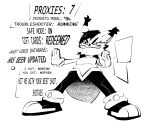 &gt;:3 2023 anthro archie_comics black_and_white english_text felid feline female hi_res humor lynx mammal monochrome nicole_the_lynx sega smug solo sonic_the_hedgehog_(archie) sonic_the_hedgehog_(comics) sonic_the_hedgehog_(series) text the-hydroxian